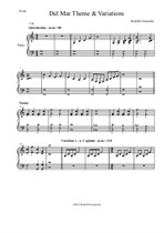 Del Mar Theme & Variations for Piano