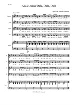 Andale Juana/Dale, Dale, Dale for SATB Choir